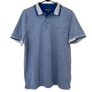 Michael Kors Men's Short Sleeve T-shirt Polo Collar, Size M
